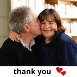 Ina Garten with her husband