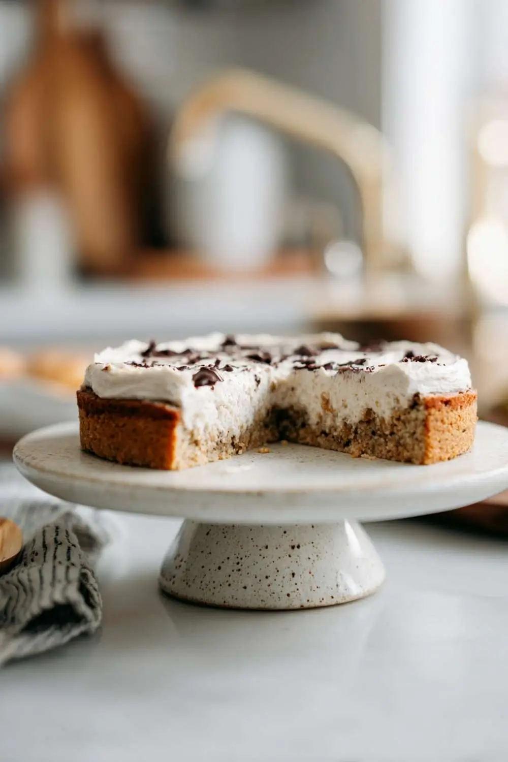 sliced-gluten-free-cookie-cake slice of gluten free cookie cake with frosting