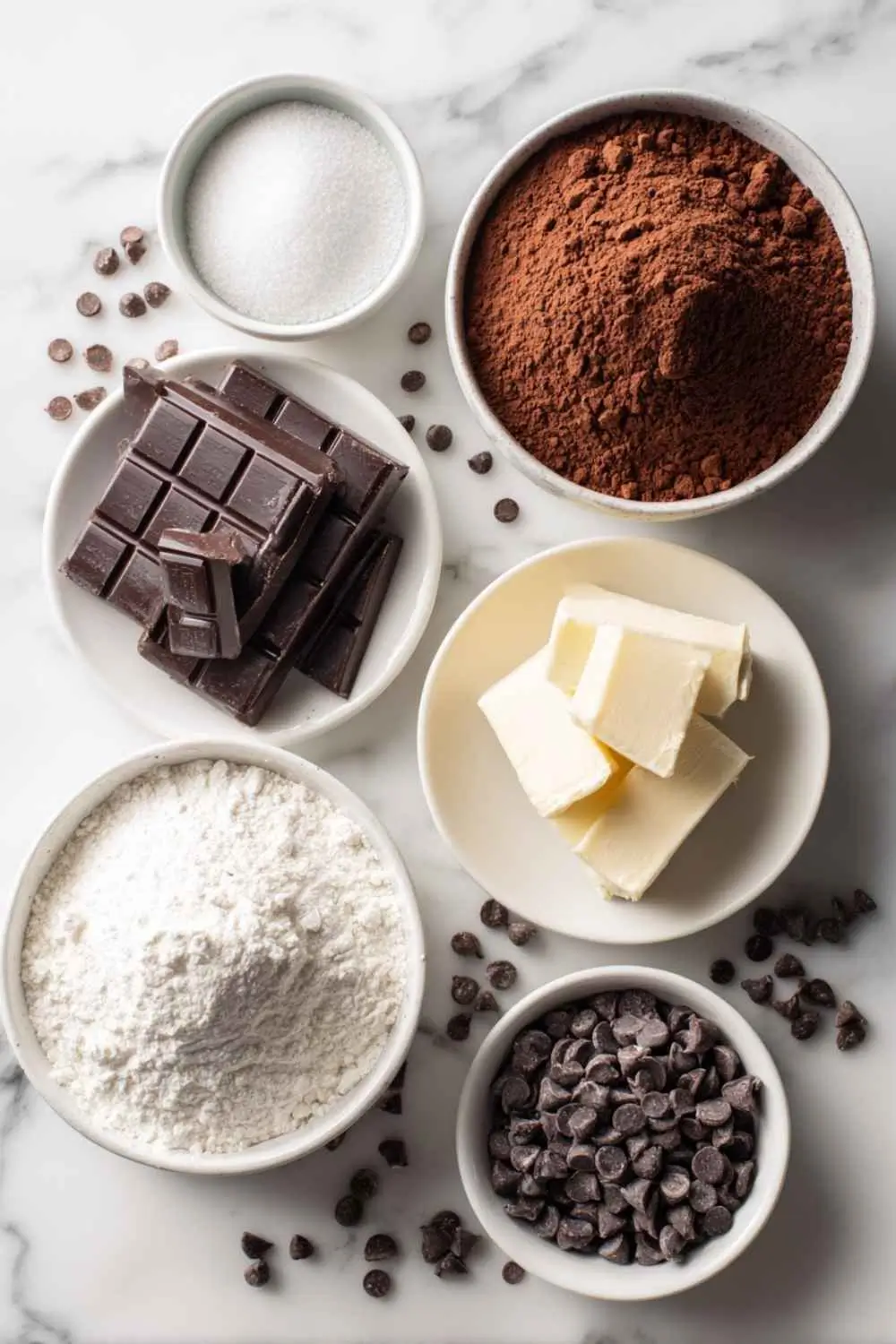 gluten-free-cookie-ingredients-modern-counter gluten free chocolate cookie ingredients on modern quartz counter