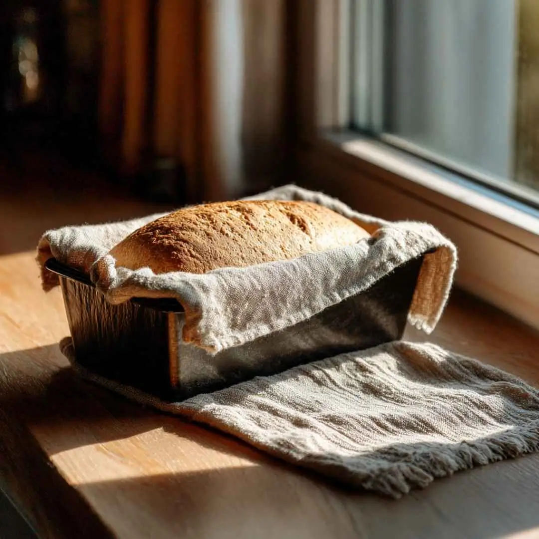 gluten-free-vegan-bread-dough-rising gluten free vegan bread dough rising near sunny window