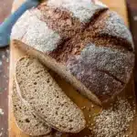 Rye Gluten Free Bread Recipe (Comfort in Every Slice) 3 Rustic gluten free rye-style bread loaf